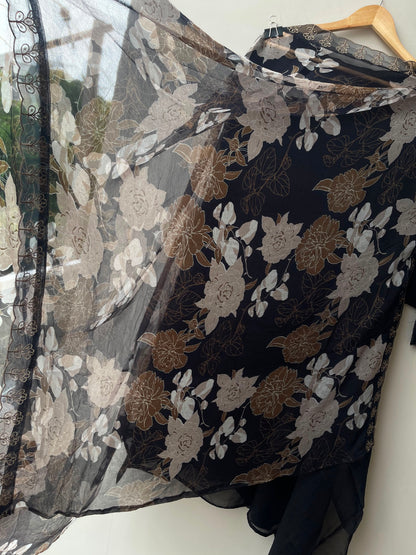 Organza fabric unstitched ladies suit Rc19032