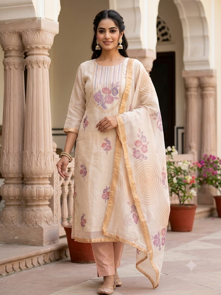 Fine shimmer tissue ladies unstitched suit Rc19321 (b)