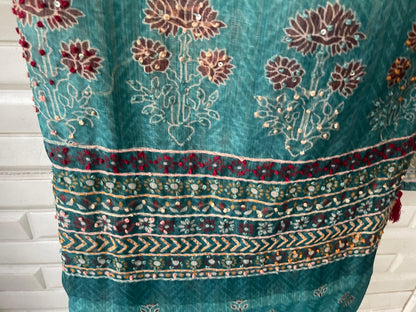 Linen silk unstitched ladies suit Rc17757 (a)