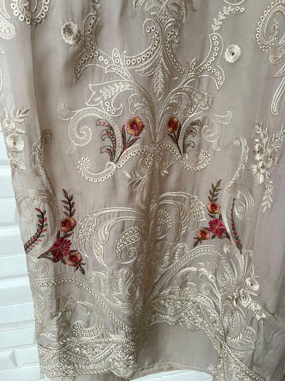 Organza unstitched ladies suit Rc17630 (b)