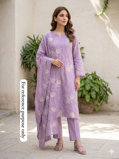 Mul chanderi unstitched ladies suit Rc18915