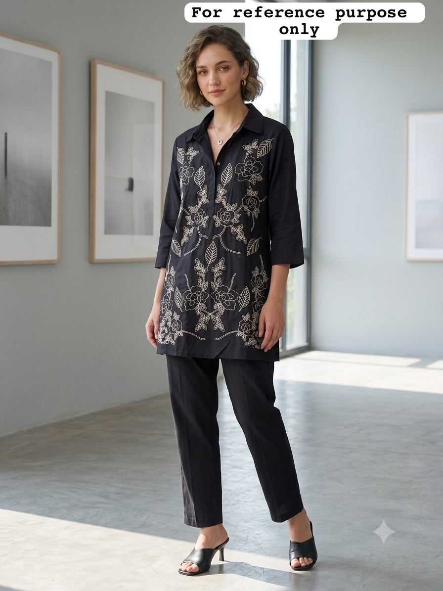 Imported silk stitched ladies coord set Rc19107