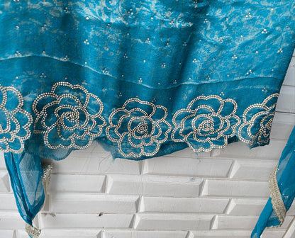 Organza unstitched ladies suit  Rc17371 (a)