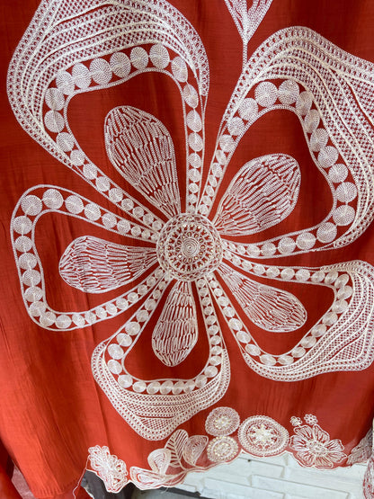 Mul chanderi unstitched ladies suit Rc17814