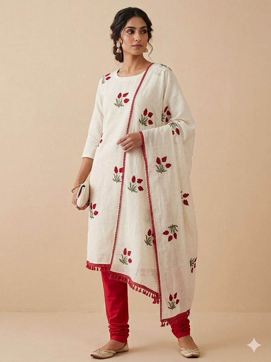 Mul Cotton Unstitched Ladies Suit RC-18883