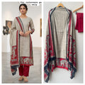 Mul chanderi maheshwari printed unstitched ladies suit Rc19144 (a)