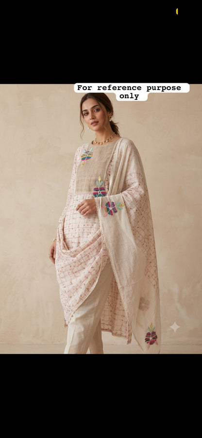 Mul chanderi printed ladies unstitched suit Rc19048 (b)