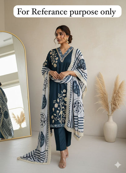 Cotton unstitched ladies suit Rc18391 (a)