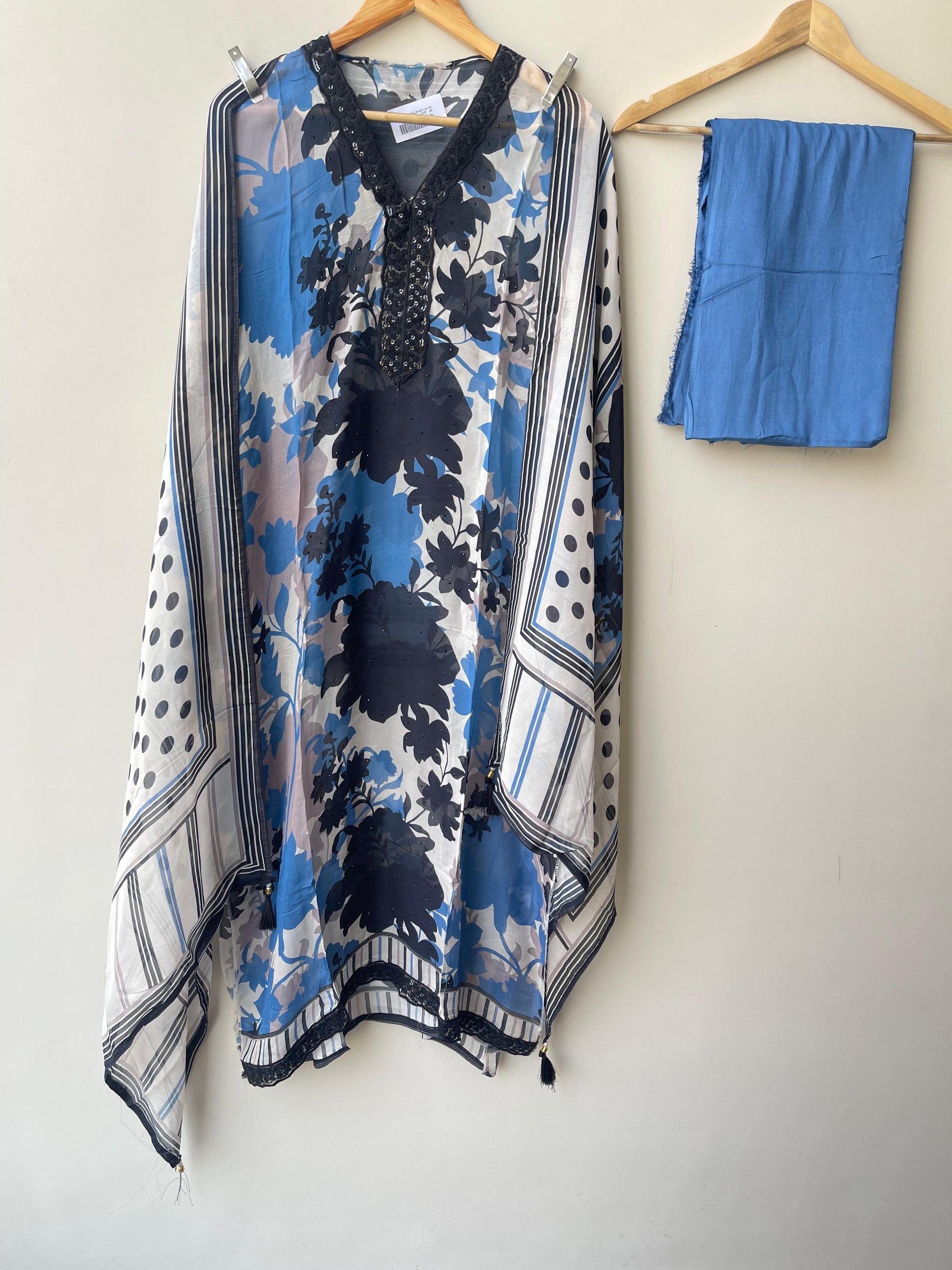 Organza Printed Unstitched Ladies Suit RC-18881(B) – view 3