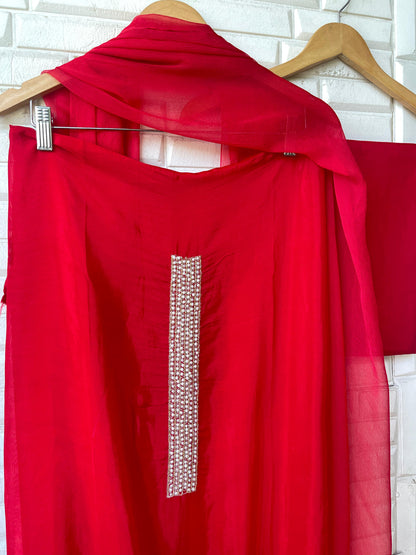 Organza unstitched ladies suit Rc17821 (b)