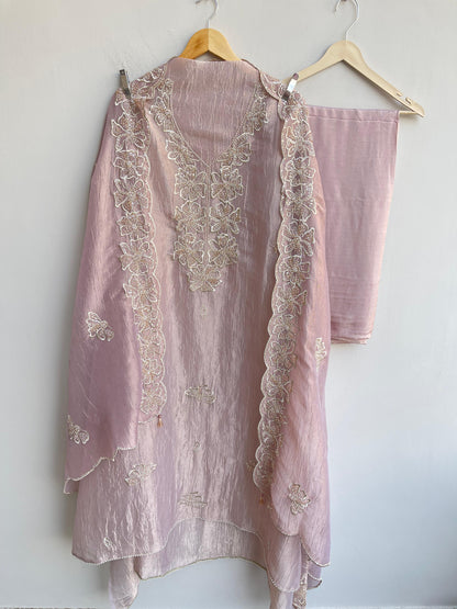 Pure crushed tissue ladies unstitched suit Rc18429 (a)