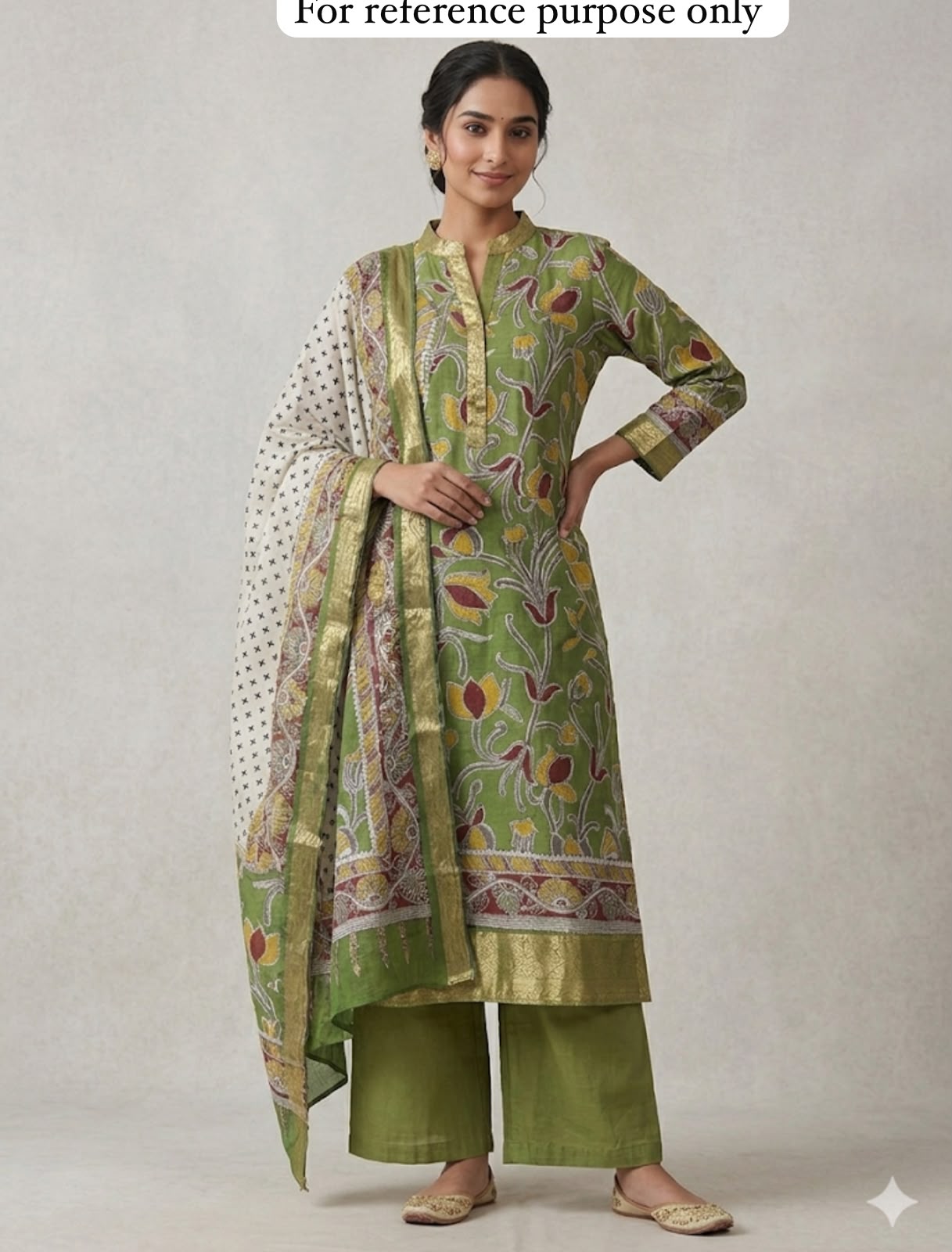 Mul chanderi printed unstitched ladies suit Rc18996