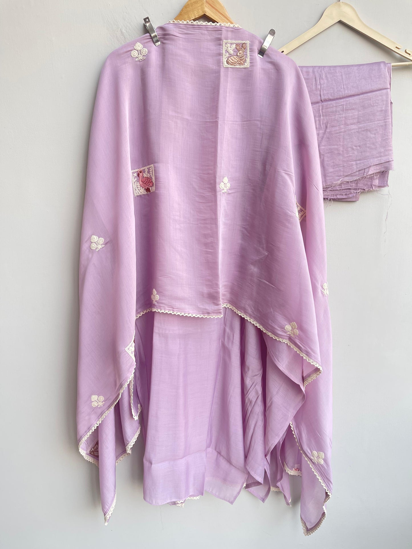 Mul chanderi unstitched ladies suit Rc18458 (a)