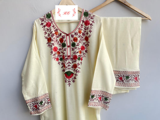 Woolen winter readymade ladies coord set Rc18844