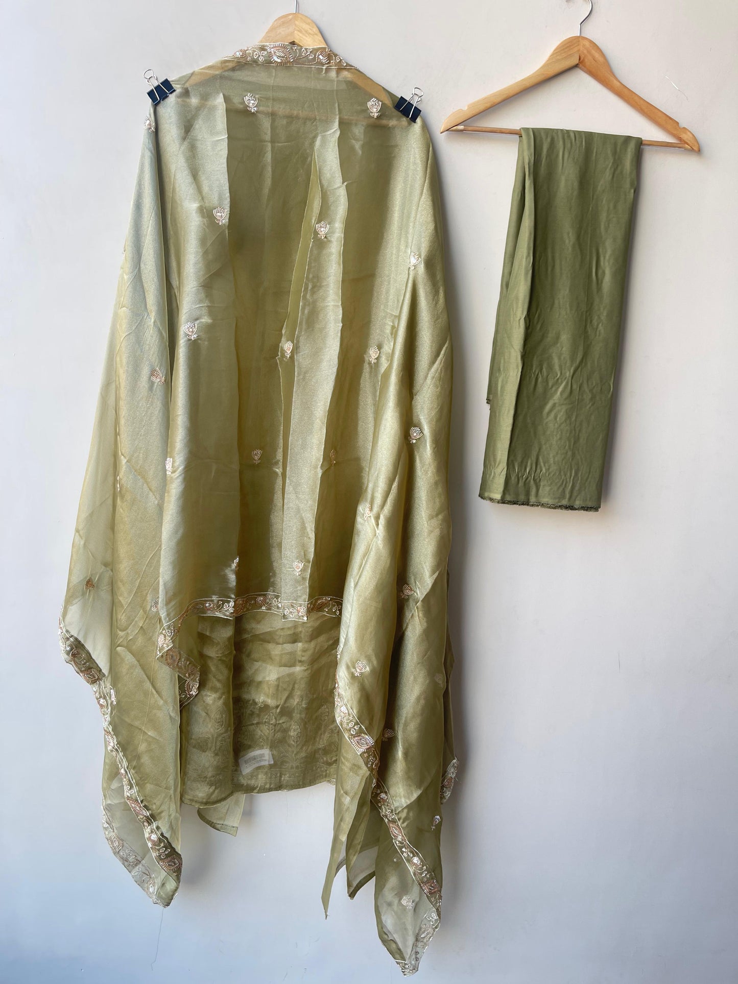 Shimmer glass silk unstitched ladies suit Rc19336 (a)
