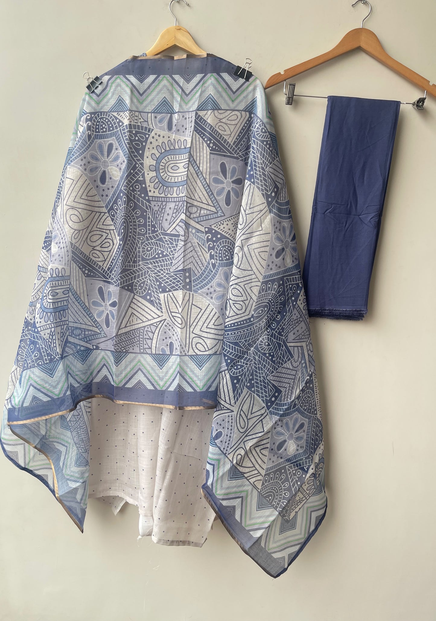 Linen printed unstitched ladies suit Rc19029