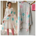 Soft organza unstitched ladies suit Rc19138 (b)