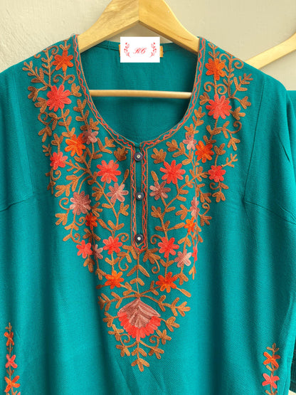 Kashmiri pheron readymade ladies coord set Rc18296