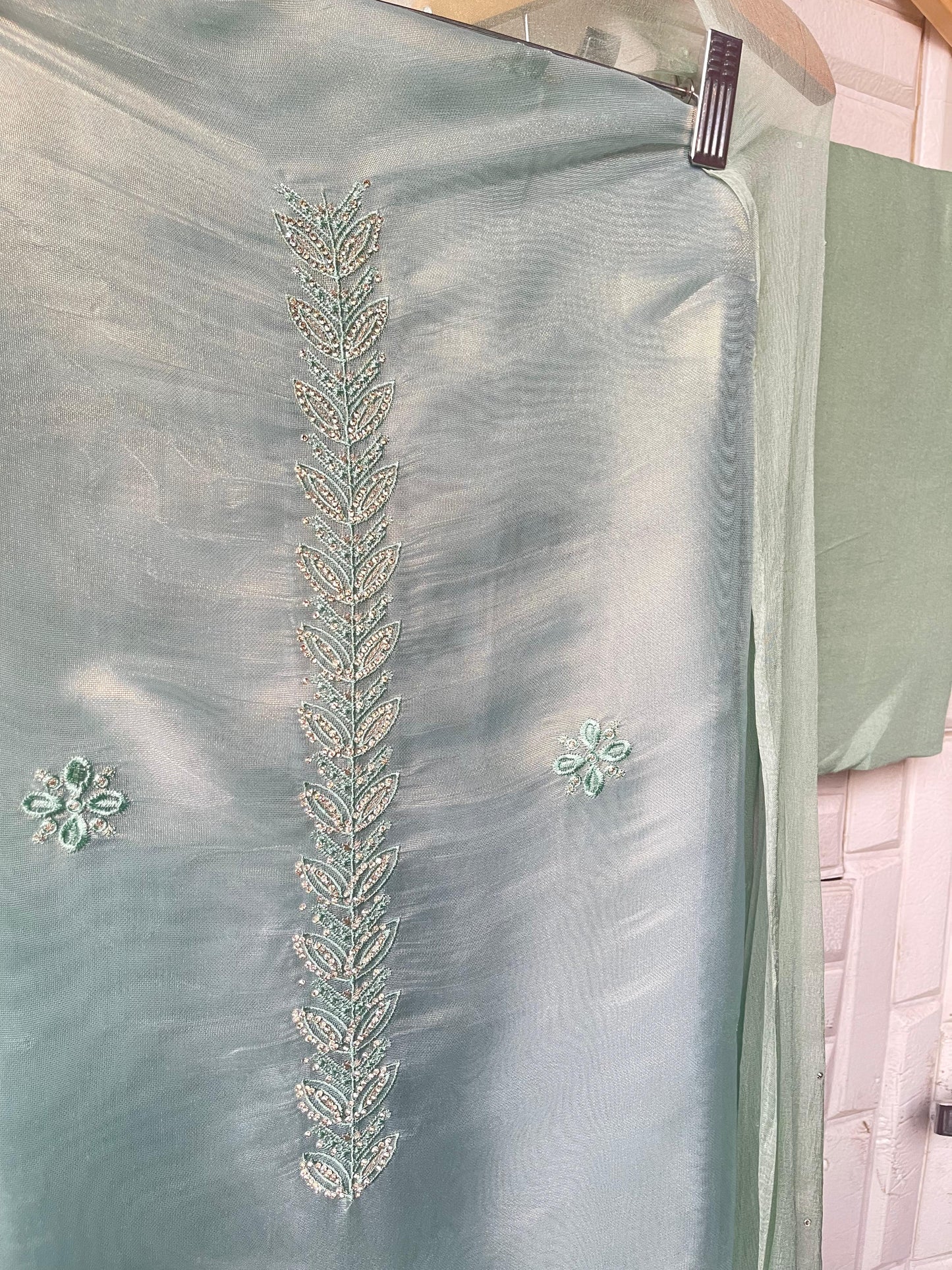 Shimmer paper silk unstitched ladies suit Rc17703 (b)