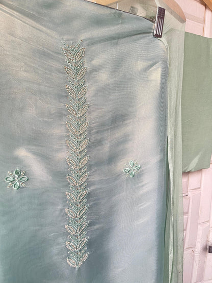 Shimmer paper silk unstitched ladies suit Rc17703 (b)