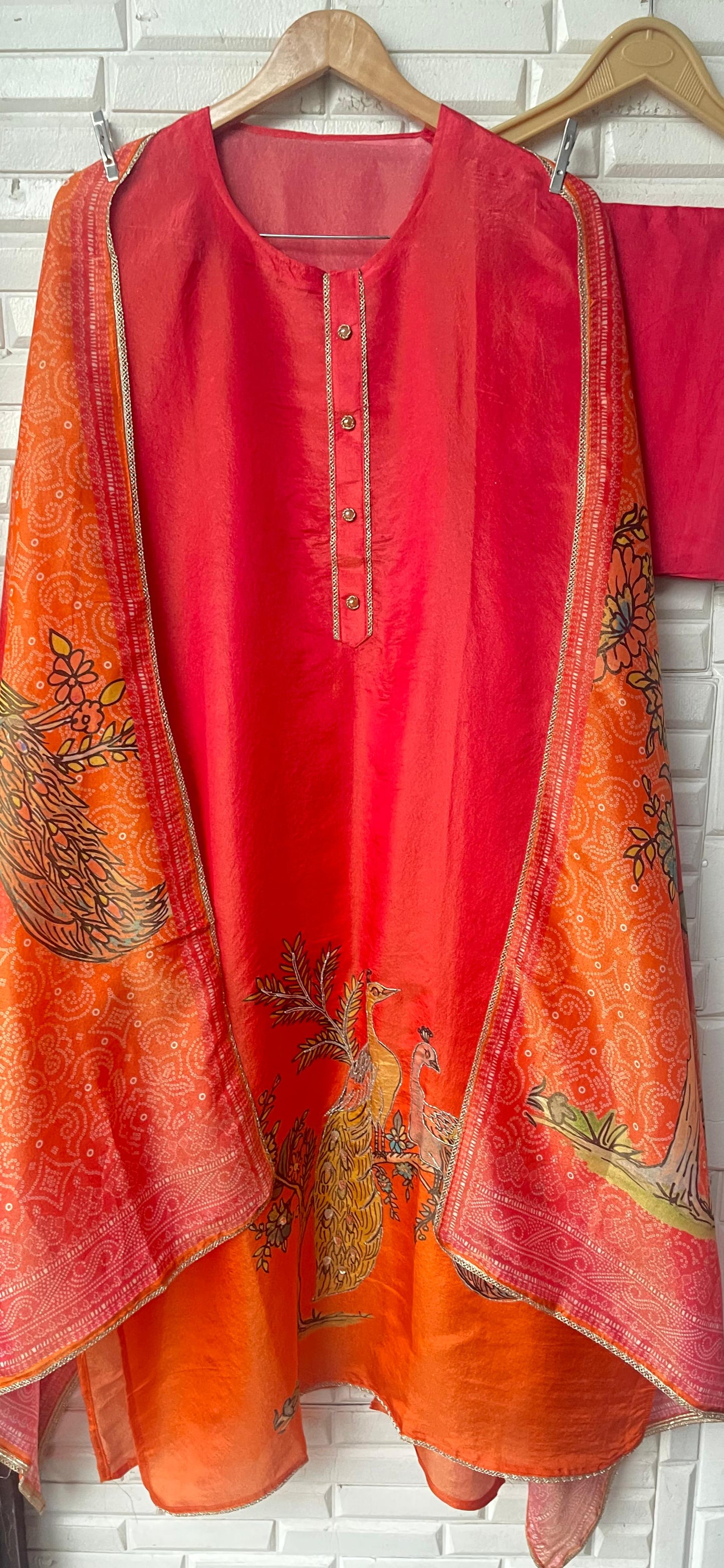 Shimmer silk unstitched ladies suit Rc17775 (a)