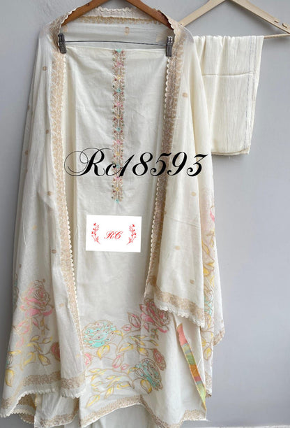 Khaadi linen unstitched ladies suit Rc18593