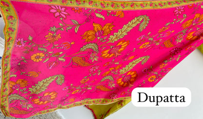 Satin crepe unstitched ladies suit Rc17934 (b)