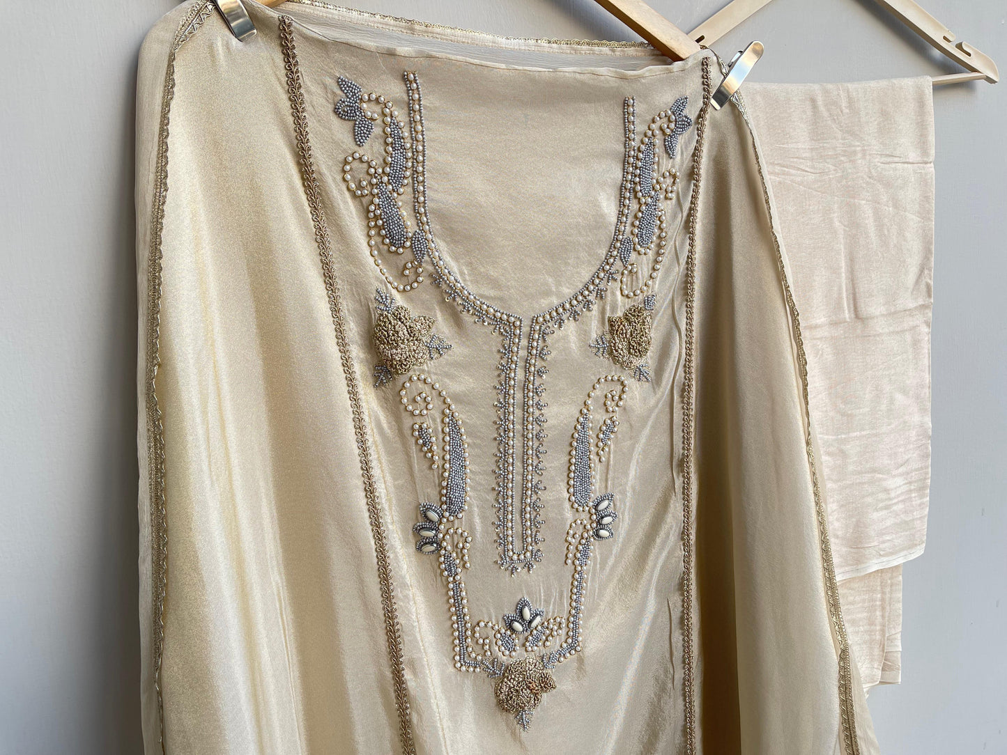 Shimmer Silk Unstitched Ladies Suit RC-18336