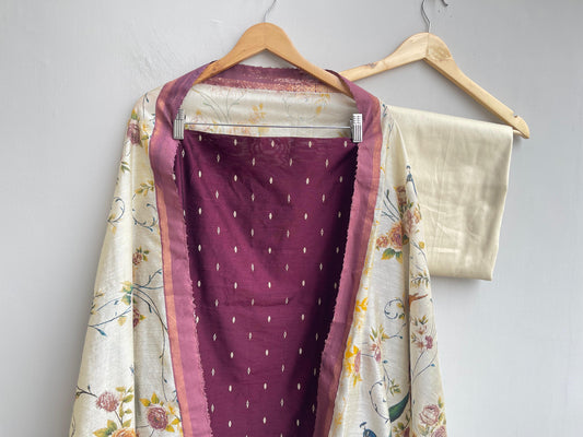 Khadi silk unstitched ladies suit Rc18259 (b)