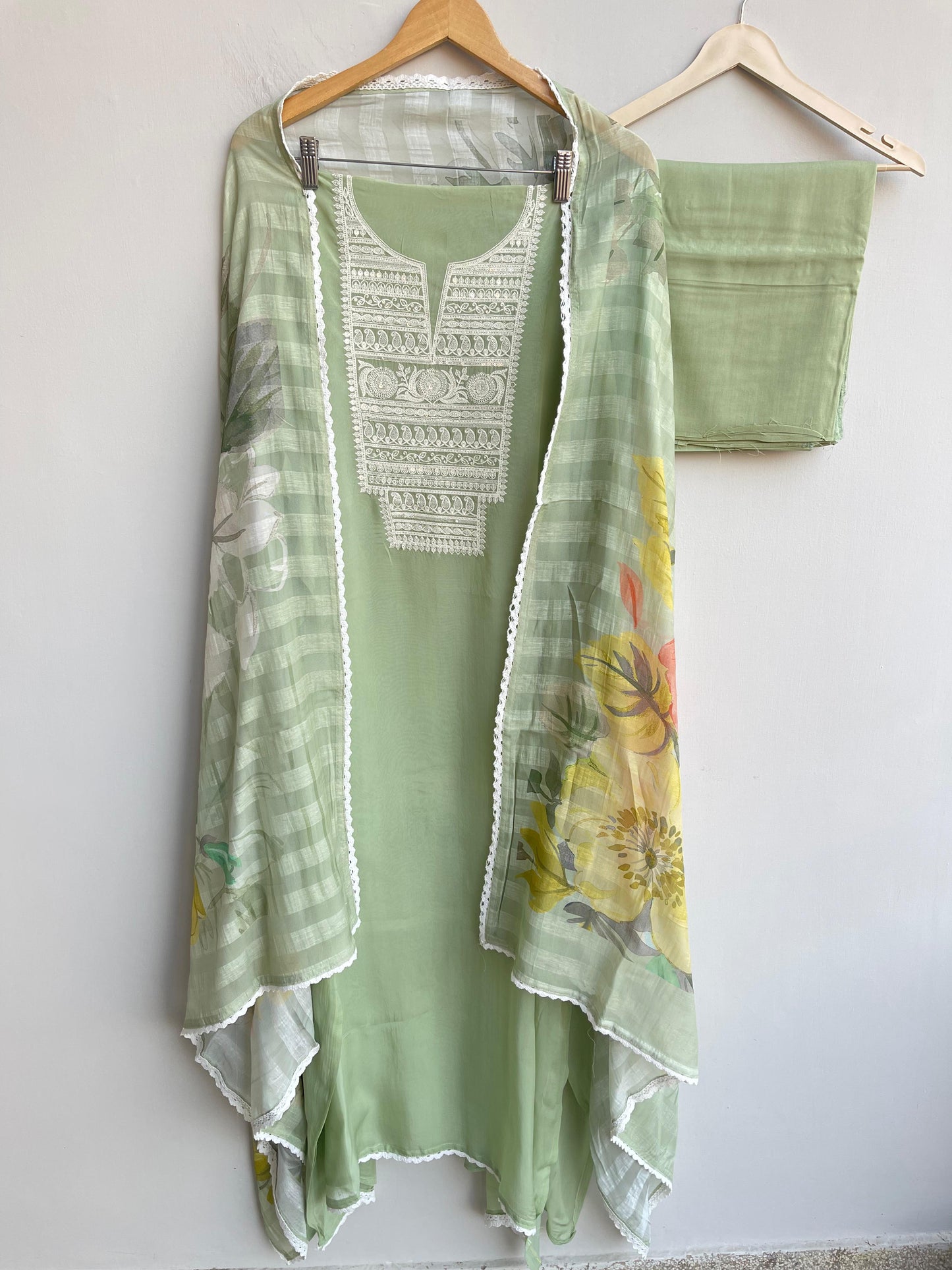 Pure organza unstitched ladies suit Rc18505 (a)