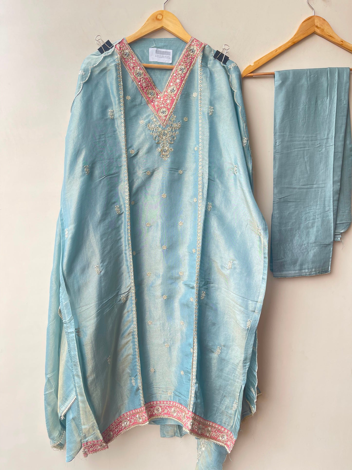 Banarasi shimmer silk ladies unstitched suit Rc19123