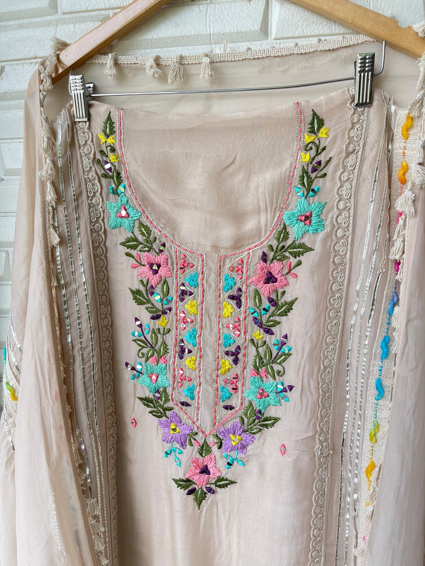 Organza unstitched ladies suit Rc17292 (b)