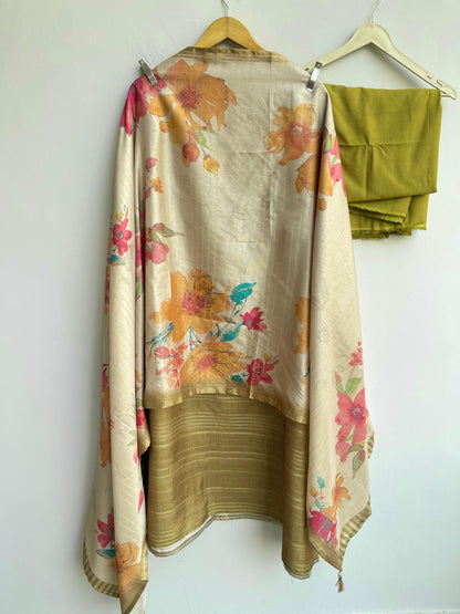 Silk unstitched ladies suit Rc18432 (a)