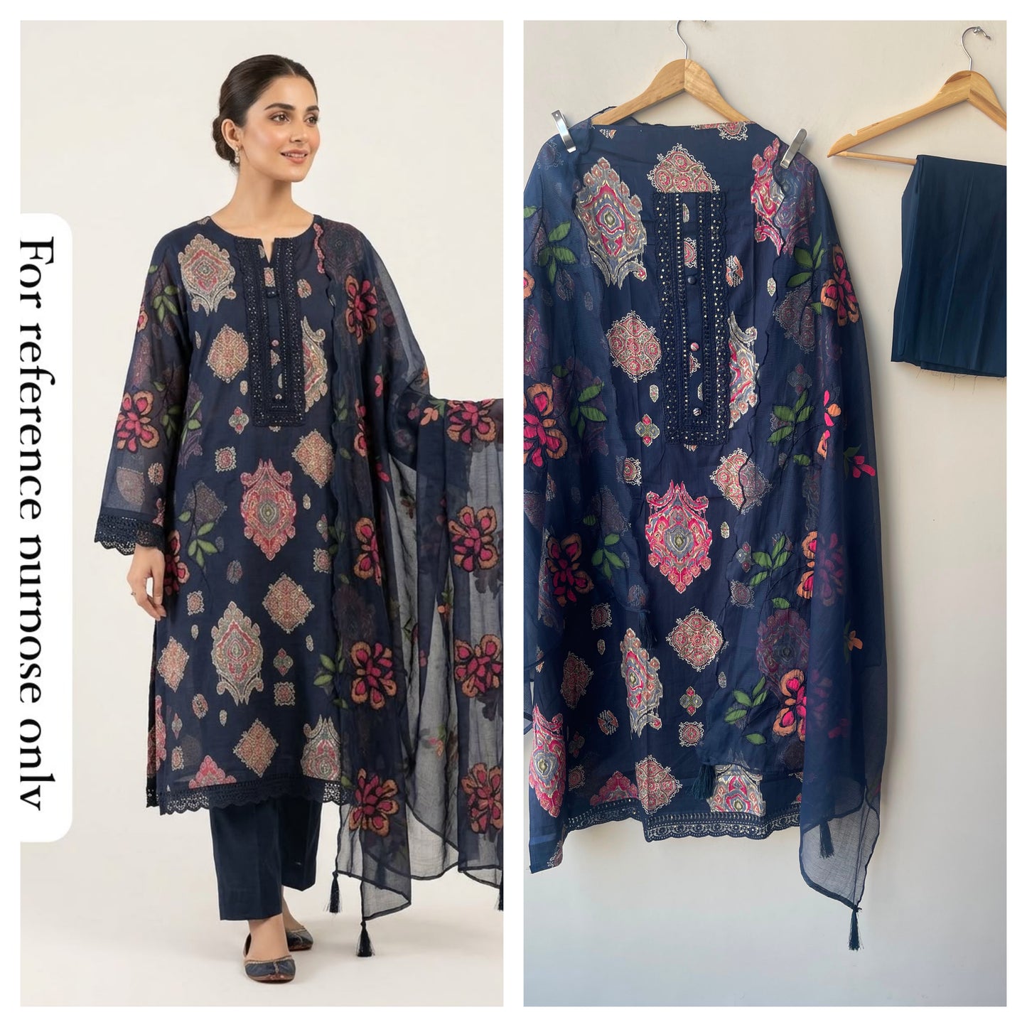 Cotton printed unstitched ladies suit Rc18973