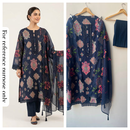 Cotton printed unstitched ladies suit Rc18973