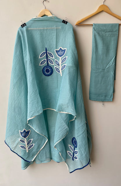 Mul cotton fabric unstitched ladies suit Rc18992 (c)