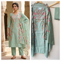 Mul chanderi unstitched ladies suit Rc19309 (c)