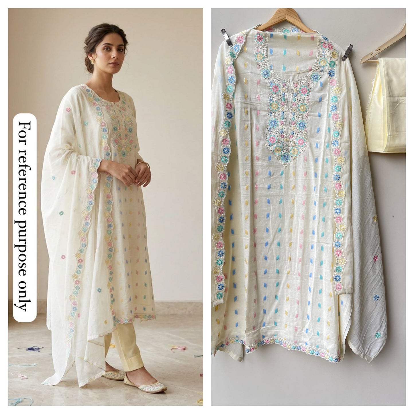 Mul cotton unstitched ladies suit Rc18918