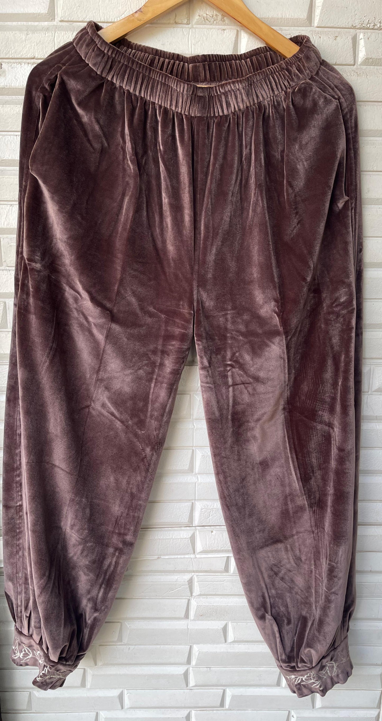 Velvet fully stitched winter ladies coord set Rc17998