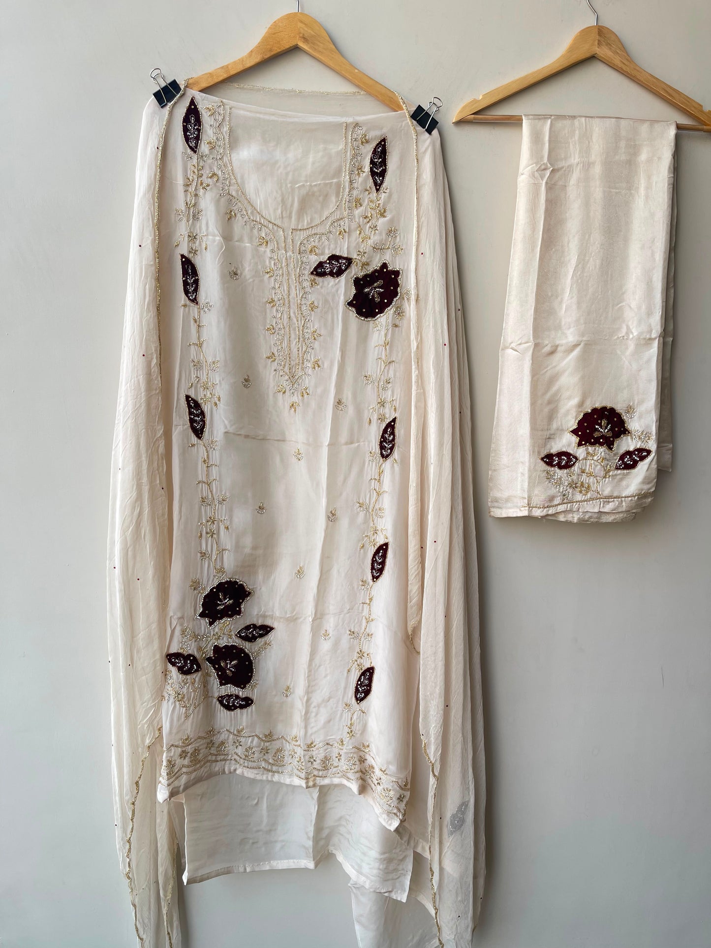 Organza fabric unstitched ladies suit Rc19115