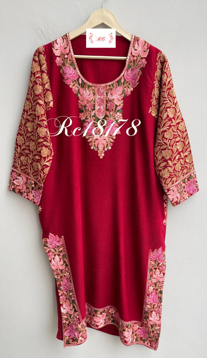 Kashmiri pheron readymade ladies kurta Rc18178