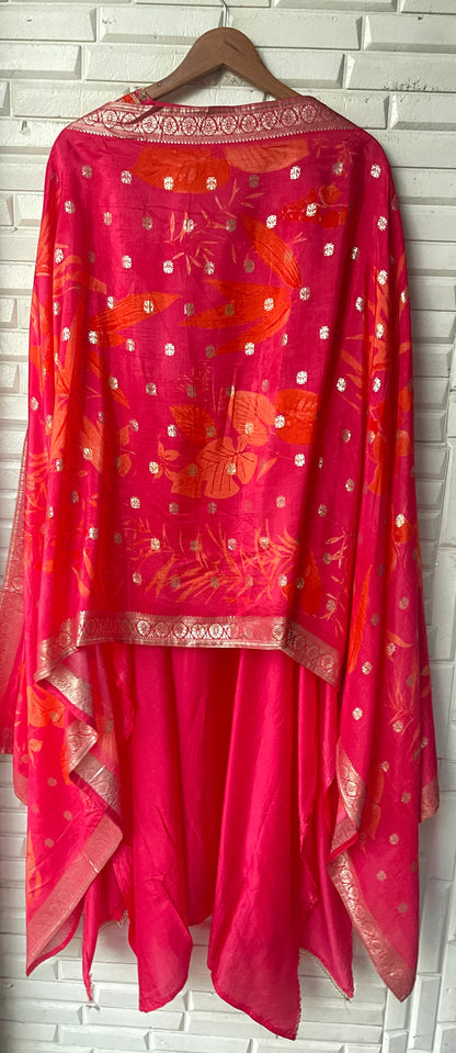 Pure silk unstitched ladies suit Rc17804