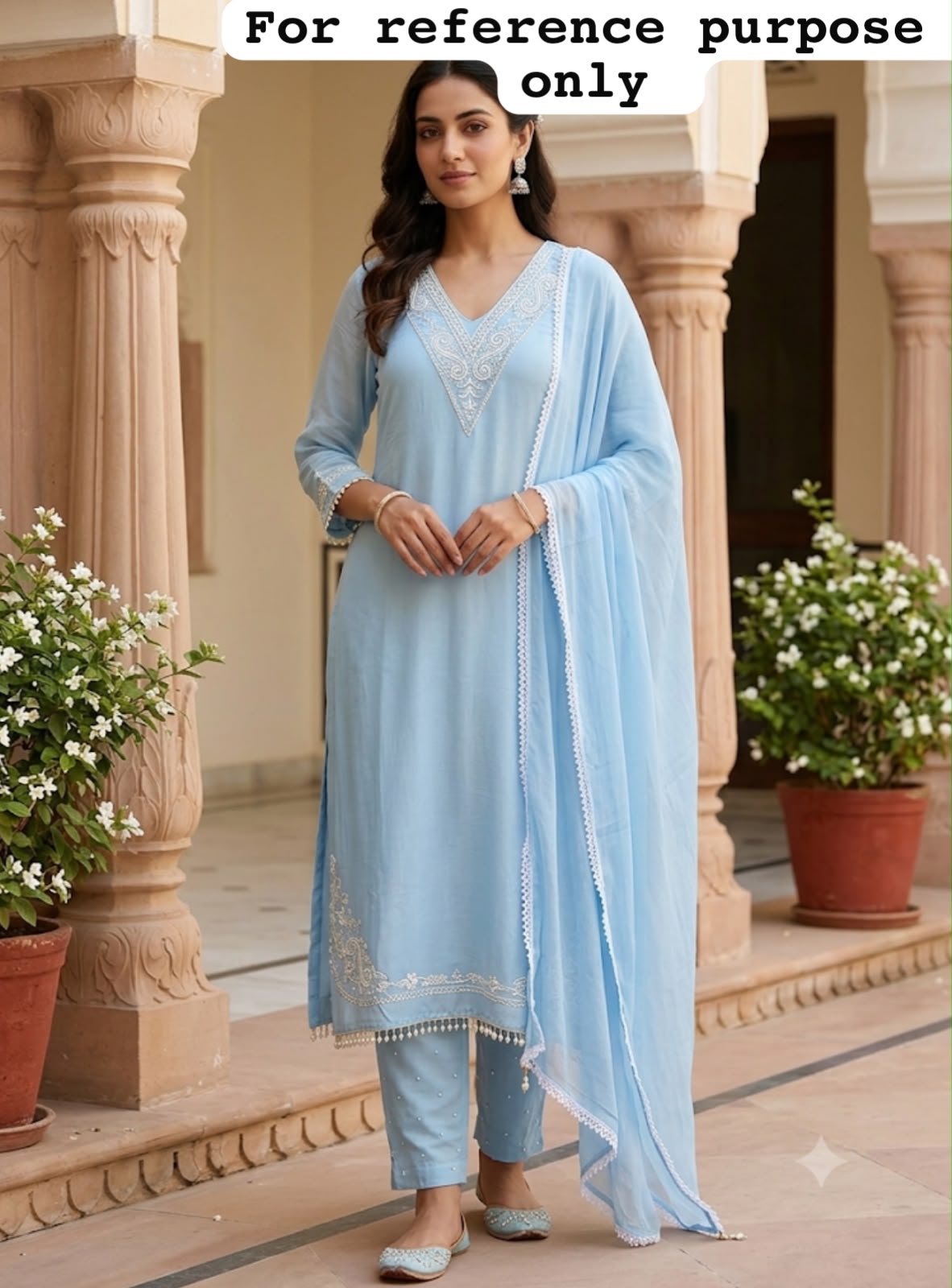 Organza fabric unstitched ladies suit Rc19058