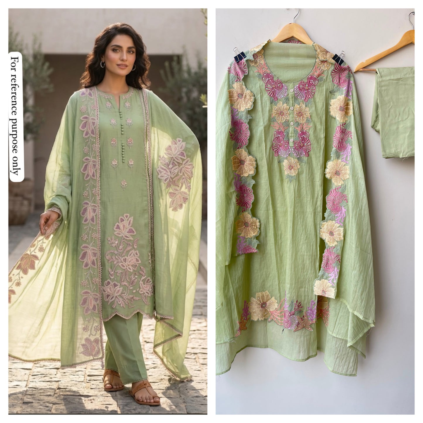 Mul chanderi unstitched ladies suit Rc18992