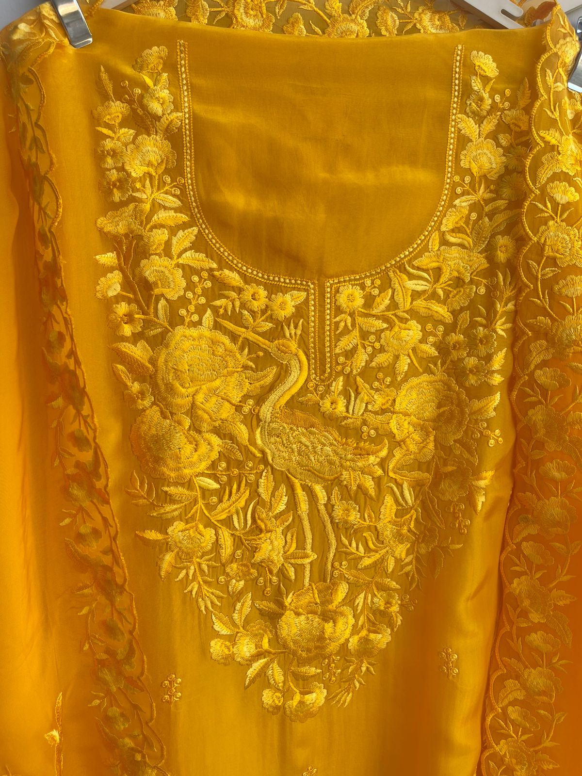 Crape silk unstitched ladies suit Rc17893 (a)