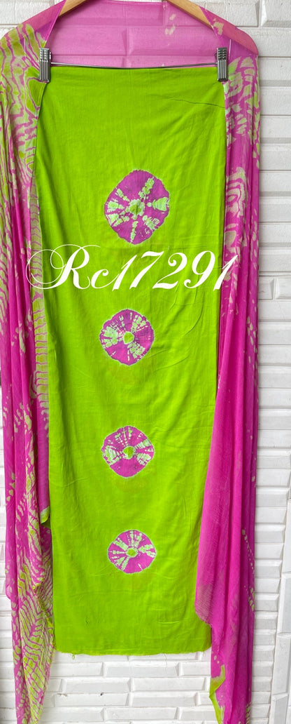 Cotton unstitched ladies suit Rc17291