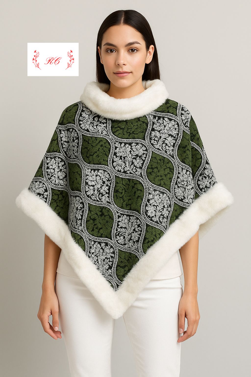 Winter ladies ponchos Rc17885