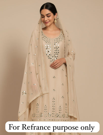 Shimmer silk unstitched ladies suit Rc17734