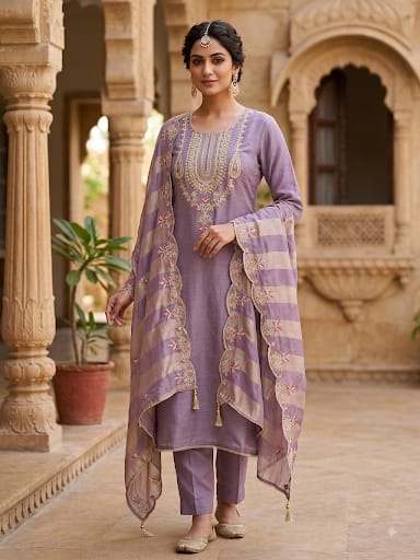 Crushed shimmer tissue ladies unstitched suit Rc19252 (a)