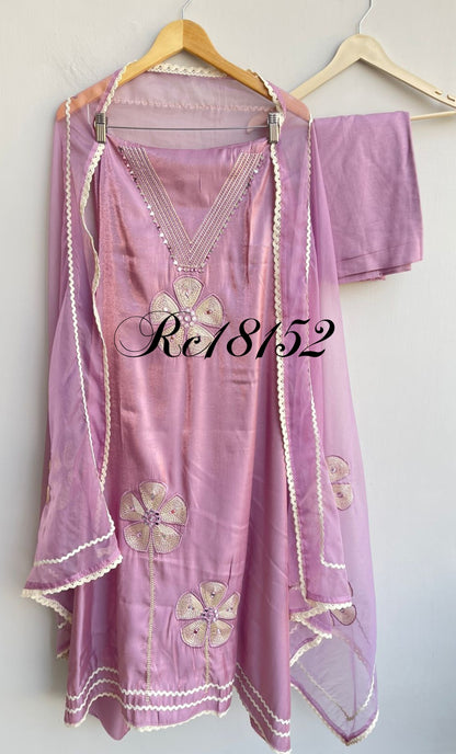 Roman silk unstitched ladies suit Rc18152 (c)